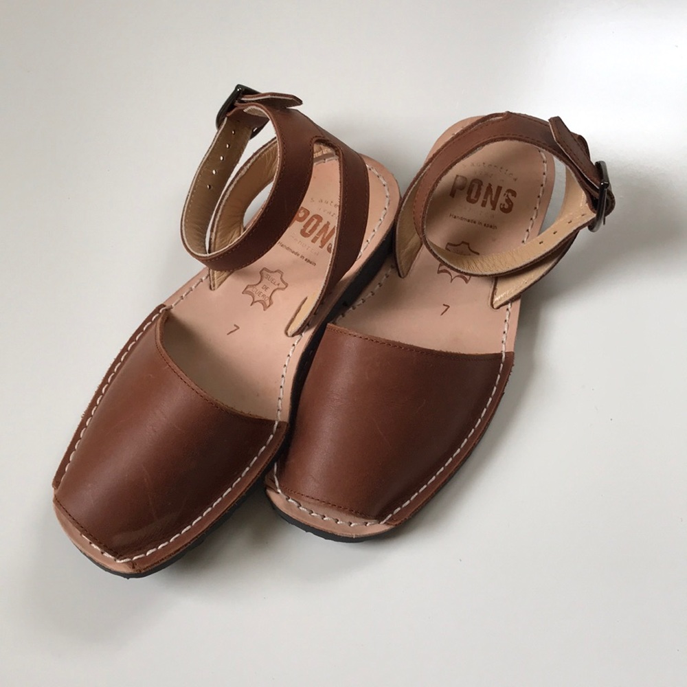 Authentic Pons  Avarca Sandals Size 7
